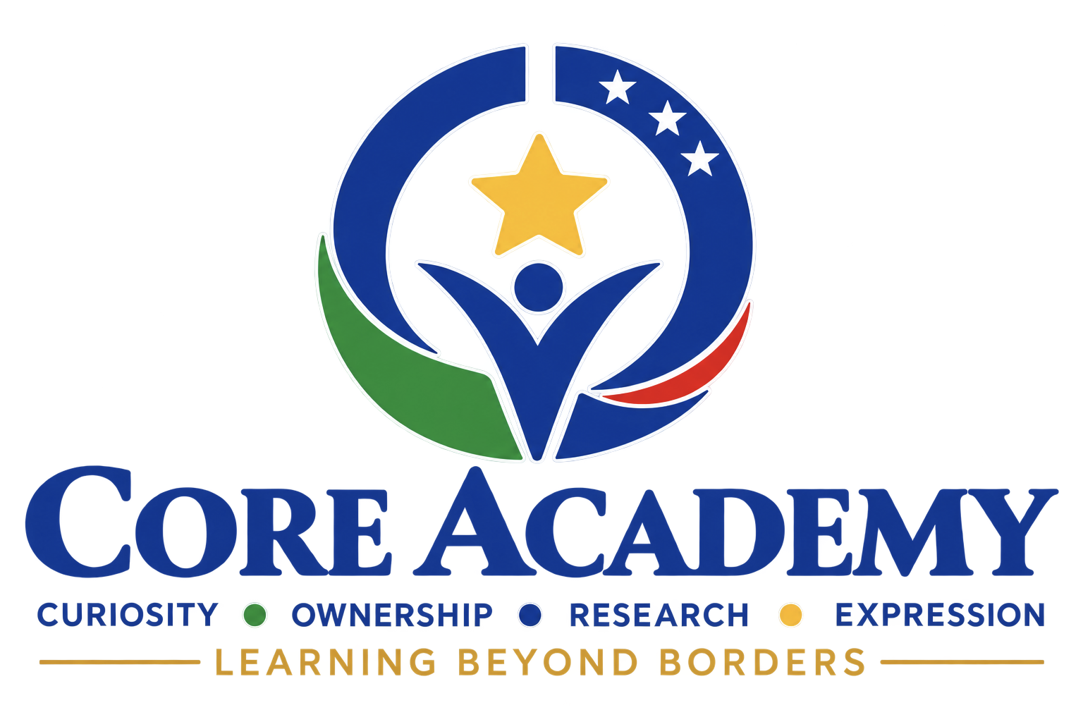 Core Academy — Curiosity • Ownership • Research • Expression — Learning Beyond Borders